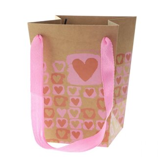 4A Bags “Art of Love” | Colour: Pink | Length 15 centimetres | Width 11 centimetres | Height 20 centimetres | Per 10 bags