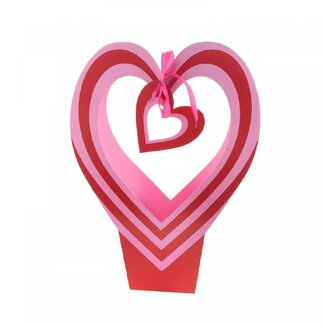 4A Sacs “Your Love” | Couleur : Rouge-rose | Longueur 31 centimètres | Largeur 41 centimètres | Hauteur 42 centimètres | Par 10 sacs