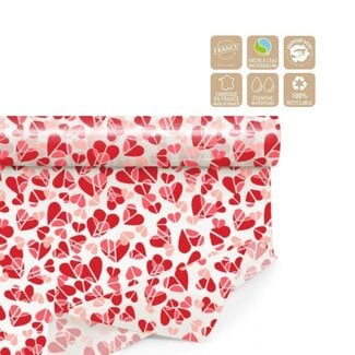 4A Folie op Rol “Memories” | Kleur: Roze Wit | Breedte 80 centimeter | Lengte 40 meter | Per rol