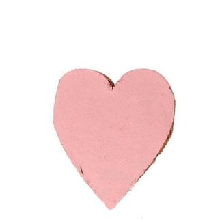 4A Coco Cœur Décoration | Couleur : Rose | Diamètre 5,5 centimètres | Par 15 cœurs