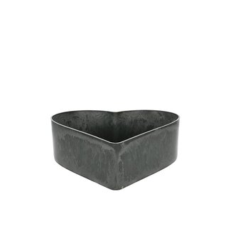 4A Melamine Cœur | Couleur : Gris | Longueur 26 centimètres | Largeur 24 centimètres | Hauteur 7,5 centimètres | Par 10 cœurs