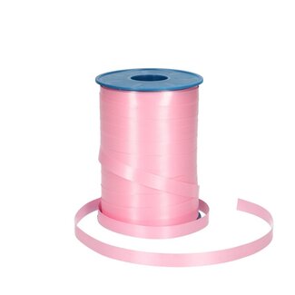 4A Krullint 020 | Kleur: Roze | Breedte 10 millimeter | Lengte 250 meter | Per rol