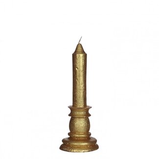 4A Candlestick Candle | Colour: Gold-coloured | Diameter 7.5 centimetres | Height 20 centimetres | Per 4 candles