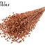 Getrockneter Flachs | Farbe: Kupferfarben mit Glitzer | Linum Trockenblumen | Länge ± 50 Zentimeter | Gewicht 150 Gramm | Pro Bund
