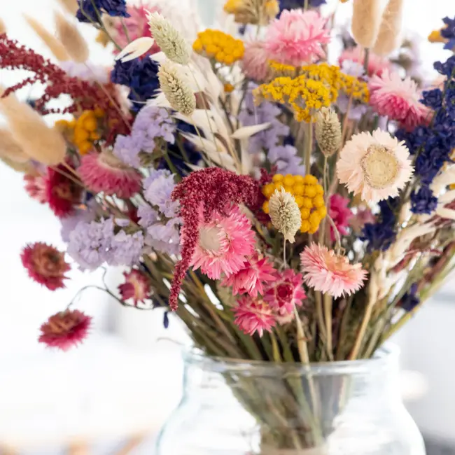 Bouquet of dried flowers Hugo | Length ± 65 centimetres | Fresh mix of natural dried flowers