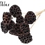 Lotus séchées sur tige | Couleur : Brun Naturel | Diamètre Lotus 5 - 7 centimètres | Longueur du pique-fleur ± 50 centimètres | Par 10 piques-fleurs