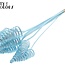 Palmspirale auf Stiel | Farbe: Hellblau | Cane Cone Pflanzenstecker | Länge Pflanzenstecker ± 50 Zentimeter | Pro 10 Pflanzenstecker