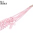 Palmspirale auf Stiel | Farbe: Hellrosa | Cane Spring Einstecker | Länge Einstecker ± 50 Zentimeter | Pro 10 Einstecker
