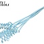 Palm Spirale sur tige | Couleur : Bleu clair | Cane Spring Piquet | Longueur du piquet ± 50 centimètres | Par 10 piquets