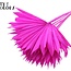 Dried Palm Leaf in Fan Shape | Colour: Intense Lilac | Palm Sun Dried Flowers | Length ± 50 centimetres | Per 10 stems