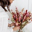 Amelia dried flower bouquet | Length ± 65 centimetres | With pink and natural dried flowers