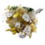Bouquet of dried flowers Farfalla Bianco Giallo | Length ± 40 centimetres | With white and light yellow dried flowers