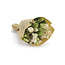 Bouquet of dried flowers Wow Prato | Length ± 35 centimetres | With white and light green dried flowers