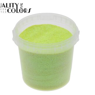 QC Glitter in herbruikbare emmer "Crystal Yellow" | Kleur: Geel | Inhoud emmer 400 gram | Per emmertje