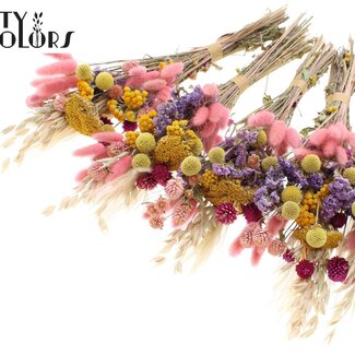 QC Bouquet Séché “Sunshine” | Couleur : Jaune Naturel | Longueur ± 35 centimètres | Par 10 bouquets