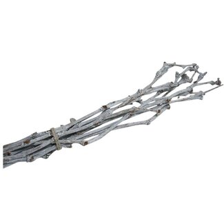 4A Droogdeco Druiven Twijg | Kleur: Naturelle Bruin | Droogdecoratie | Lengte 60 centimeter | 10 twijgen per bos | Per bos