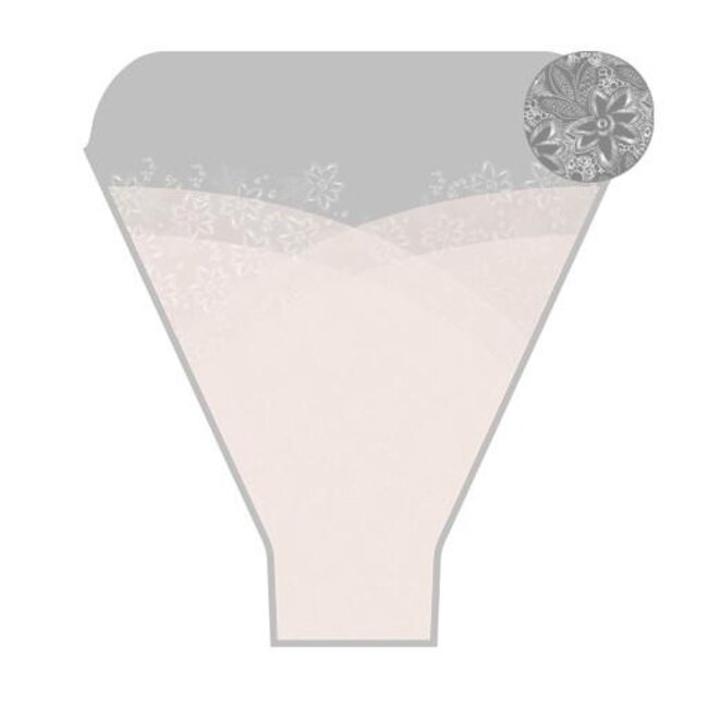 Hüllen Alba | Farbe: Cremefarben | Länge 50 Zentimeter | Breite 40 Zentimeter | Höhe 12 Zentimeter | Pro 50 Hüllen