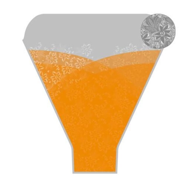 Hüllen Alba | Farbe: Orange | Länge 50 Zentimeter | Breite 40 Zentimeter | Höhe 12 Zentimeter | Pro 50 Hüllen