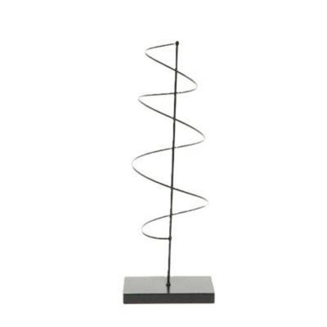 Deco Spiral | Colour: Black | Width 9 centimetres | Height 38 centimetres | Per piece