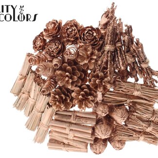 QC Bouquet Mix on Stick | Colour: Copper | Length of stick-in ± 50 centimetres | 40 stick-ins per bunch | Per bunch
