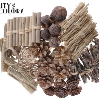 QC Boeket Mix op stok | Kleur: Frosted Wit | Lengte bijsteker ± 50 centimeter | 40 bijstekers per bos | Per bos