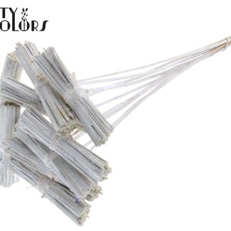 QC Kore Bouquet on Stick | Colour: White | Bouquet Stick | Stick Length ± 50 centimetres | 10 sticks per bunch