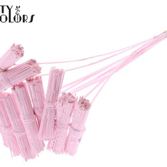 QC Kore Bouquet on Stick | Colour: Light Pink | Bouquet Stick | Stick Length ± 50 centimetres | 10 sticks per bunch