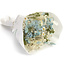 Bouquet of dried flowers Farfalla Bianco Blue | Length ± 40 centimetres | With white bleached and light blue dried flowers