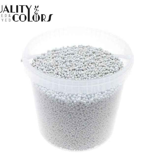 Billes de terre cuite dans un seau réutilisable | Couleur : Blanc | Diamètre 4 - 8 millimètres | Contenu du seau 10 litres | Par seau