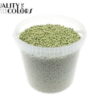 QC Terracotta Balls in Reusable Bucket | Colour: Light Green | Diameter 4 - 8 millimetres | Bucket Capacity 10 litres | Per Bucket