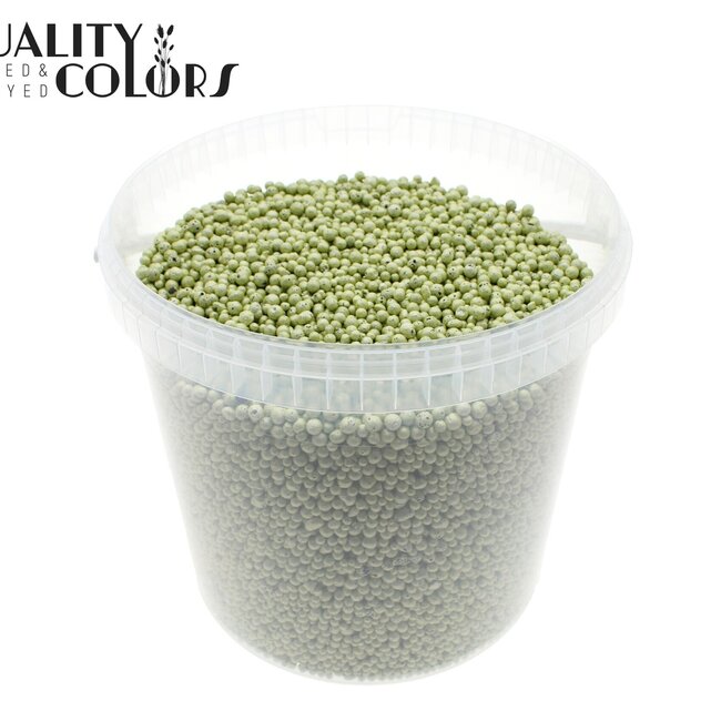 Terracotta Balls in Reusable Bucket | Colour: Light Green | Diameter 4 - 8 millimetres | Bucket Contents 10 litres | Per Bucket