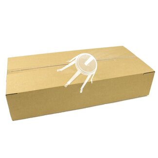 4A Bloemisterij Rapideau Bloemenhouder | Kleur: Transparant Wit | Hoogte 14 centimeter | Per 360 rapideaus