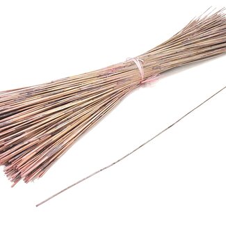 QC Getrocknete Schilfrohrstäbchen | Farbe: Frosted Pink | Länge ± 70 Zentimeter | Pro Bündel ± 400 Stäbchen | Pro 4 Bündel
