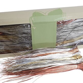 QC Gepreserveerd Berengras | Kleur: Gemengde Kleuren | Xerophyllum | Lengte ± 60 centimeter | Per 20 bossen