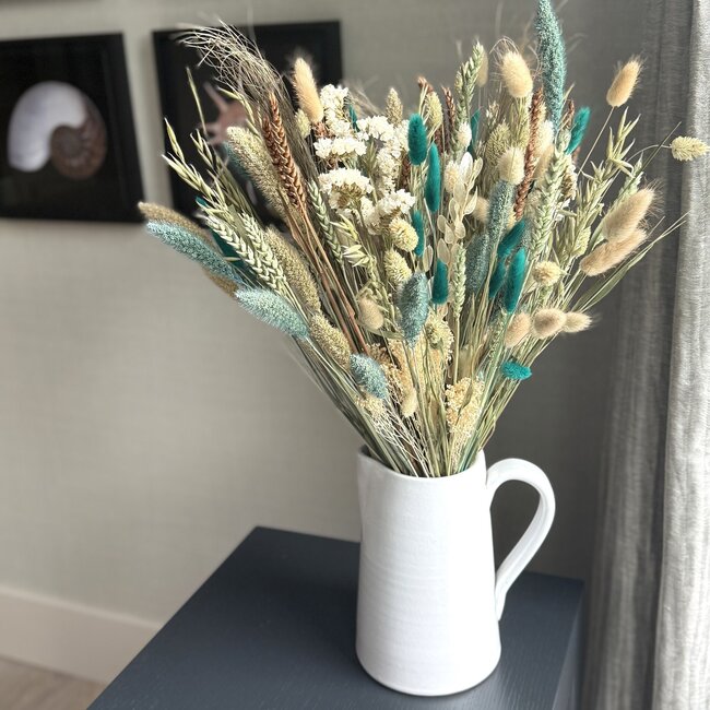 Boeket droogbloemen "Zanzibar by Sylvana" | Lengte ± 65 centimeter | Handgebonden boeket