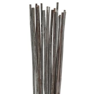 4A Bâton de bambou déco séchée | Couleur : Blanc Brun | Longueur ± 100 centimètres | Par 20 bâtons