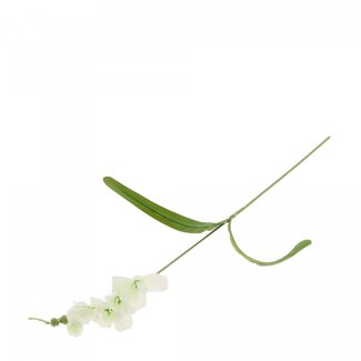 4A Freesia Kunstblume | Farbe: Naturweiß | Länge ± 50 Zentimeter | Pro 12 Kunstblumen