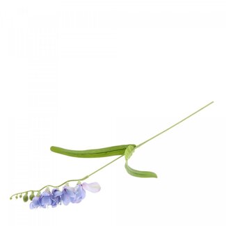 4A Freesia Kunstblume | Farbe: Lila | Länge ± 50 Zentimeter | Pro 12 Kunstblumen