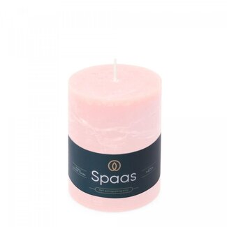 4A Stompkaars Rustiek | Kleur: Roze | Diameter 8 centimeter | Hoogte 11 centimeter | Per 6 kaarsen