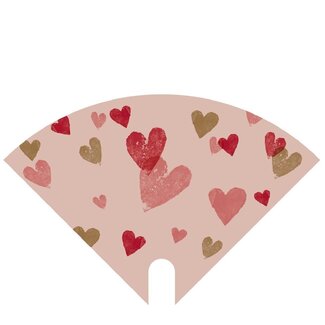 4A Covers Moon "Forever" | Colour: Red | Length 40 centimetres | Width 40 centimetres | Per 25 covers