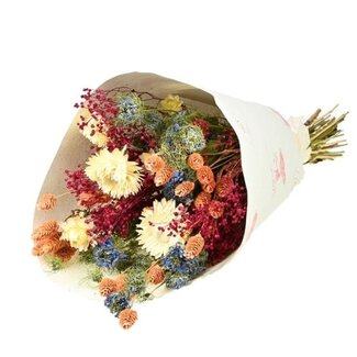 MyFlowers Trockenblumenstrauß Scent of Sparkle | Länge ± 50 Zentimeter | Handgebundener Strauß