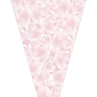 4A Bloemenhoes “Bubbles” | Kleur: Lichtroze | Hoogte 50 centimeter | Lengte 35 centimeter | Breedte 10 centimeter | Per 50 hoezen