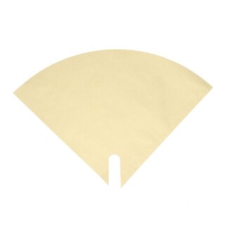 4A Hoezen Flowerpaper Moon | Kleur: Crèmekleurig | Lengte 35 centimeter | Breedte 35 centimeter | Per 50 hoezen