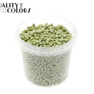QC Terracotta Balls in Reusable Bucket | Colour: Light Green | Diameter 4 - 8 millimetres | Bucket Content 1 litre | Per 6 buckets