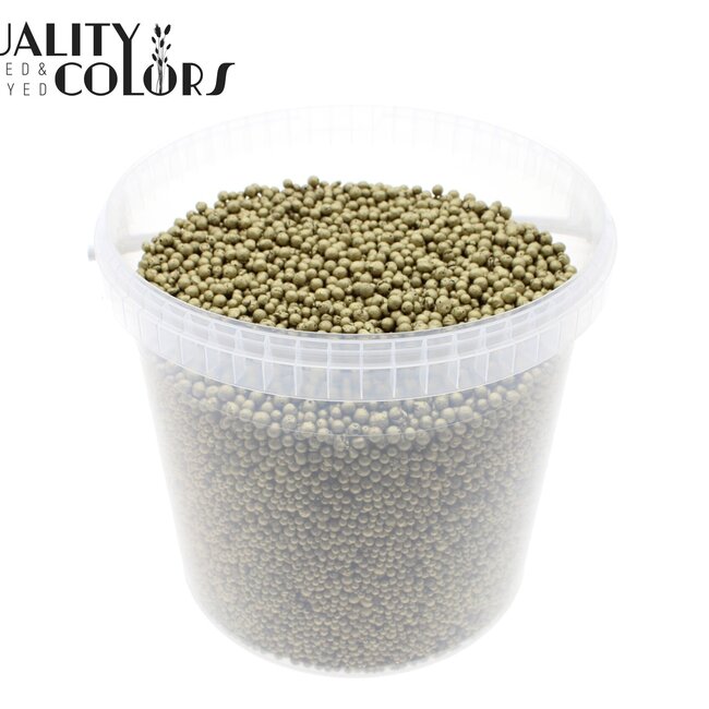 Terracotta Balls in reusable bucket | Colour: Gold-coloured | Diameter 4 - 8 millimetres | Bucket content 10 litres | Per bucket