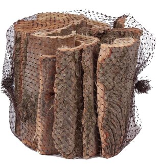 QC Poplar Bark | Colour: Natural Brown | Weight 500 grams per net | Per 4 nets