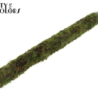 QC Tube met Groen Mos | Kleur: Naturelle Groen | Lengte ± 50 centimeter | Diameter tube 30 millimeter | Per 10 tubes