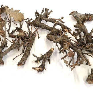 QC Hard Bonsai Hout | Kleur: Naturelle Bruin | Per zakje 150 gram | Per 6 zakjes