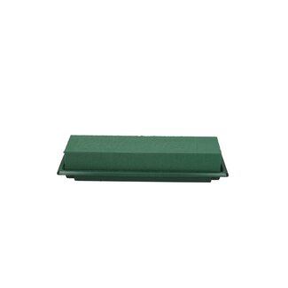 4A Oasis Table Deco Medi | Colour: Green | Length 25 centimetres | Width 9 centimetres | Height 6 centimetres | Per 8 pieces