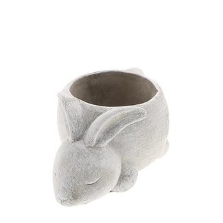 4A Keramik Hase | Farbe: Grau | Länge 20 Zentimeter | Breite 12 Zentimeter | Höhe 10 Zentimeter | Pro 8 Hasen